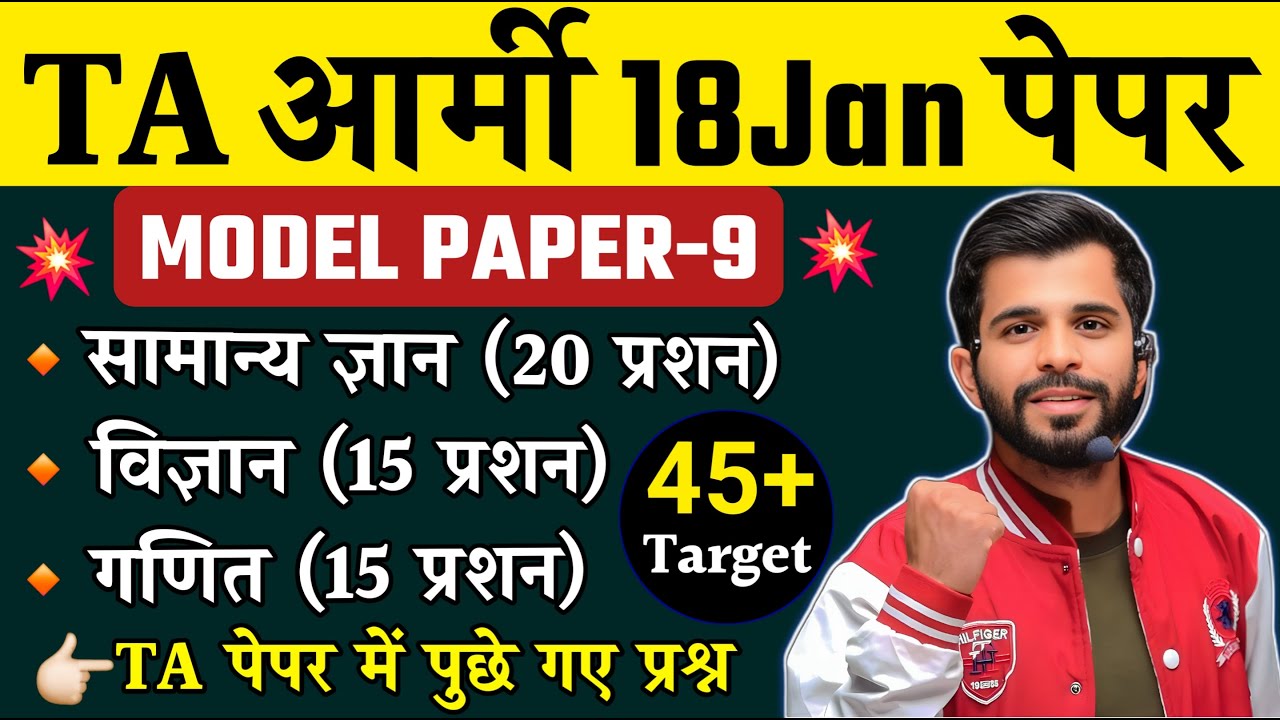 TA Army 2025 Paper & Exam Details 🇮🇳