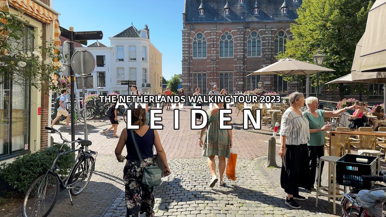 Explore Leiden in 4K: City Walk 2023 🇳🇱
