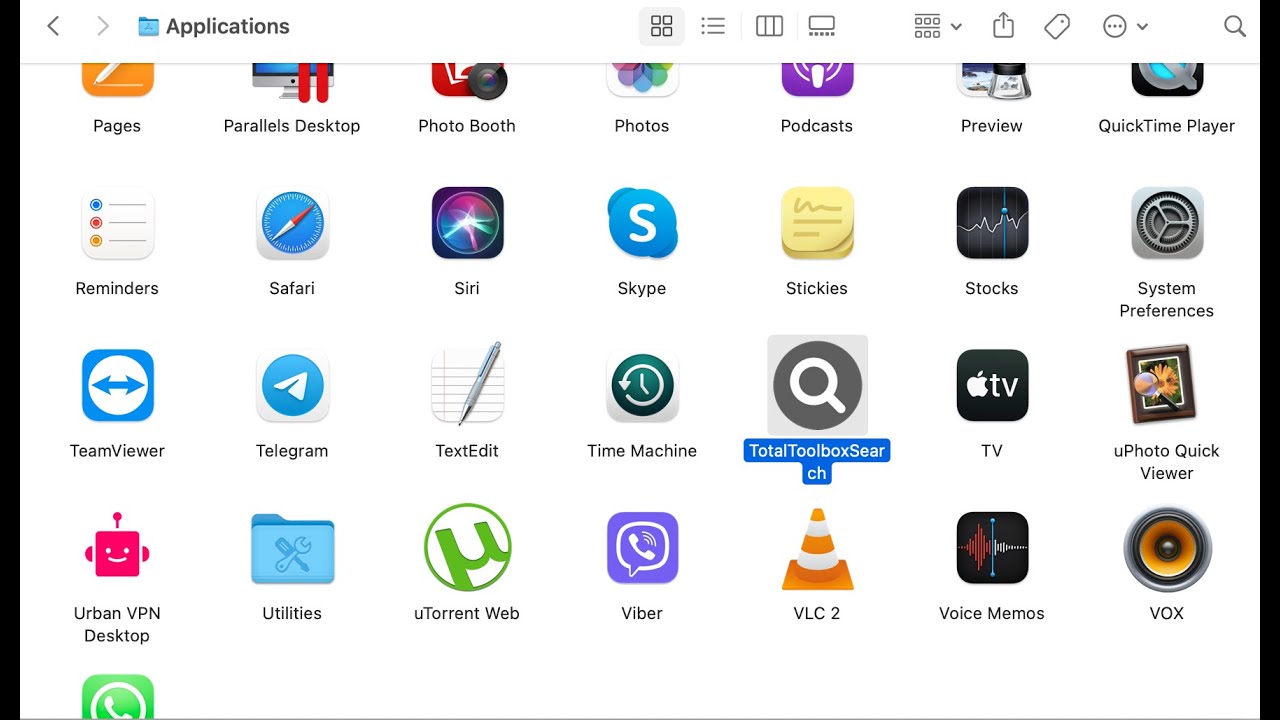 Removing TotalToolboxSearch Adware from Mac