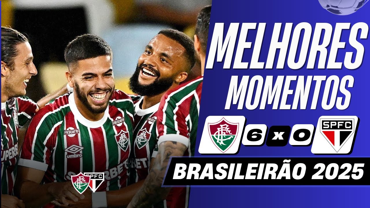 Fluminense 6-0 São Paulo | Melhores Momentos Brasileirão 2025 ⚽