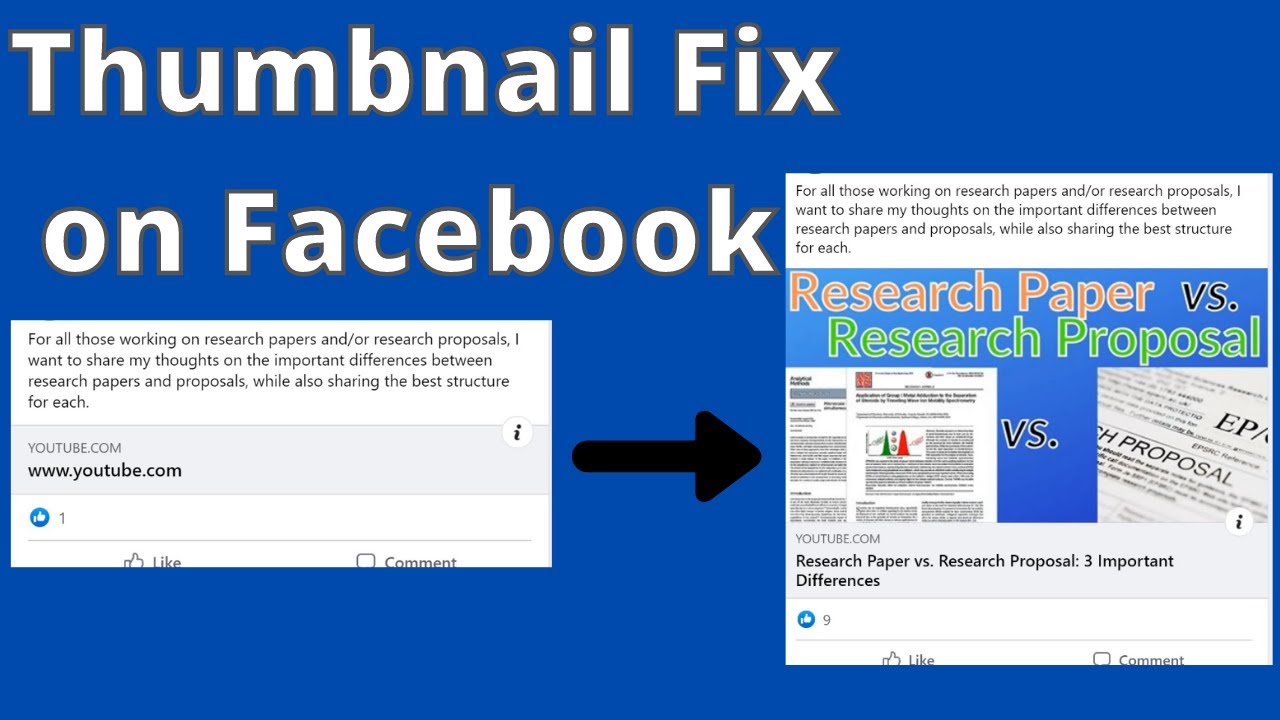 Fix YouTube Thumbnails Not Showing on Facebook 📸