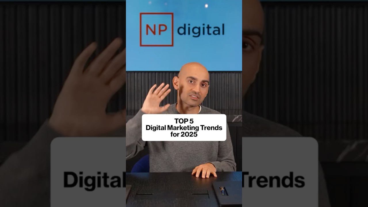 Top 5 Digital Marketing Trends for 2025 🚀