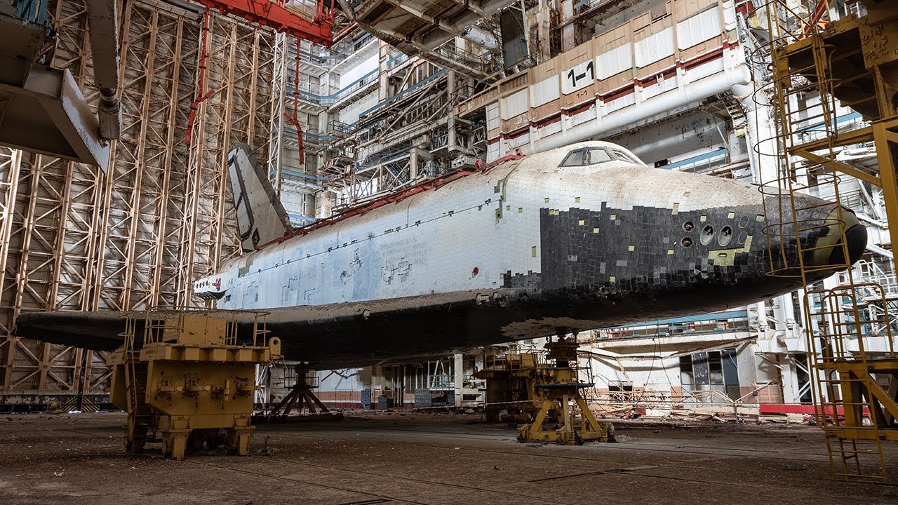 Exploring Abandoned Soviet Buran Space Shuttles 🚀