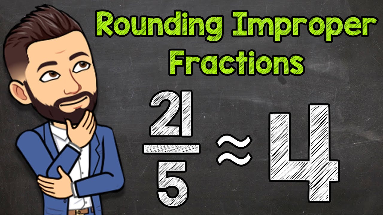 Master Rounding Improper Fractions to Whole Numbers with Mr. J 📚
