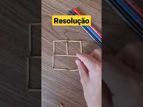 Resolução do desafio! #desafio #palitos #enem