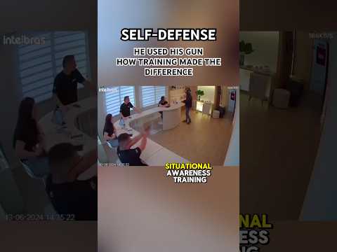 Self-Defense Tactics With Guns - How Training Can Turns The Table #shorts