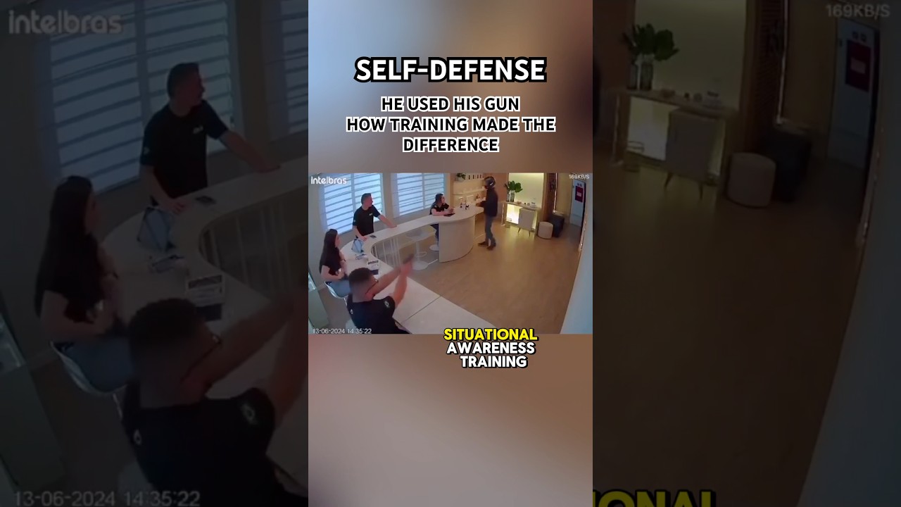 Self-Defense Tactics With Guns - How Training Can Turn the Table #shorts