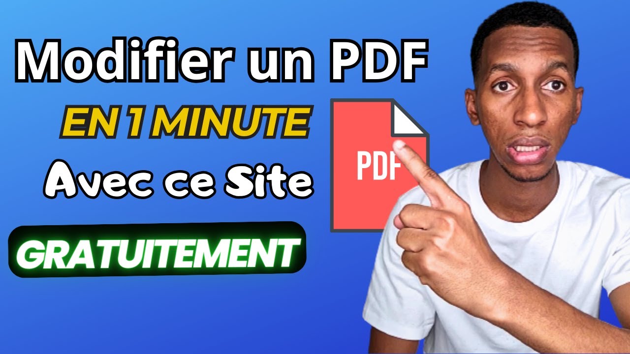 Modifier un PDF gratuitement facilement