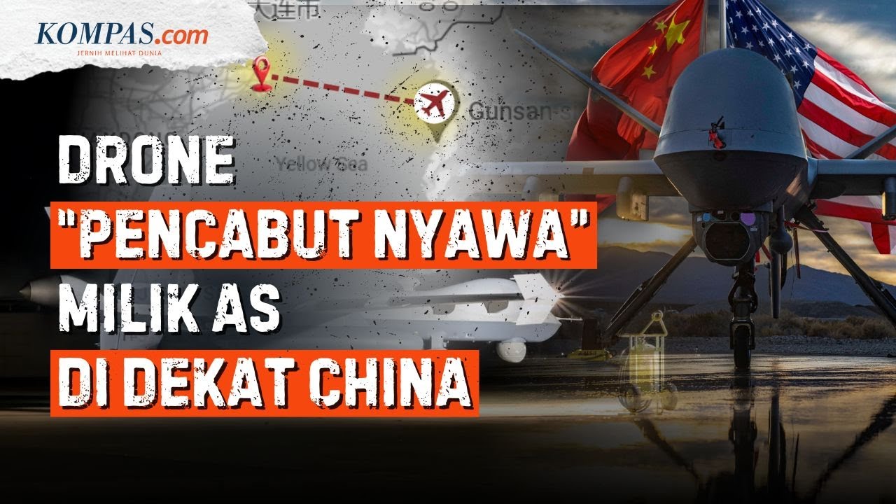 Drone MQ-9 Reaper AS Dekat Gerbang China: Ancaman Pengintaian di Wilayah Indo-Pasifik