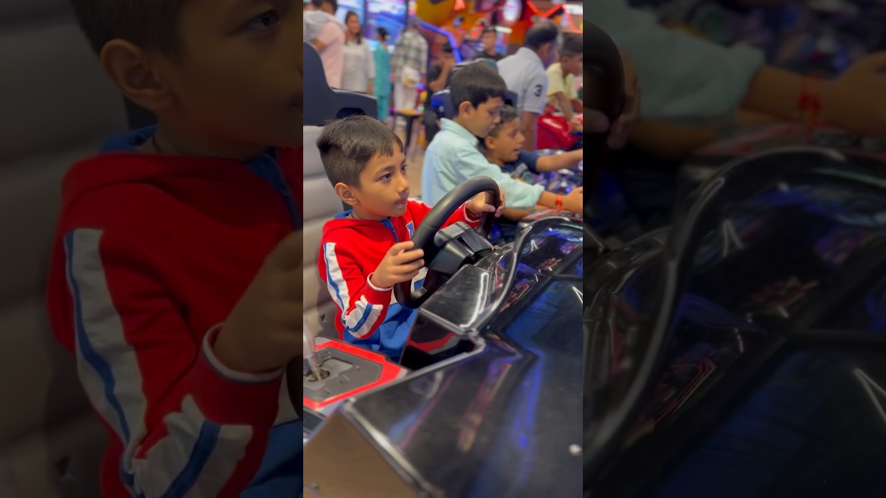 Epic Driving Challenge in Gaming Zone 🚗 | Funny & Trending Shorts