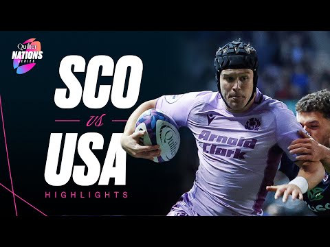 HIGHLIGHTS | Scotland v USA | Scotland nil the USA in 13 try demolition