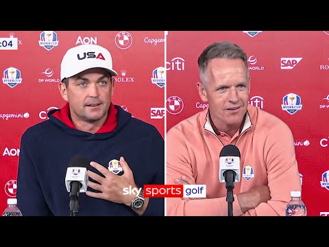 Luke Donald and Keegan Bradley press conference ahead of 2025 Ryder Cup