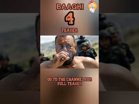 BAAGHI 4 Teaser | Tiger Shroff | Sanjay Dutt | #trailer #shortfeed @tonitoonzkahaniyan