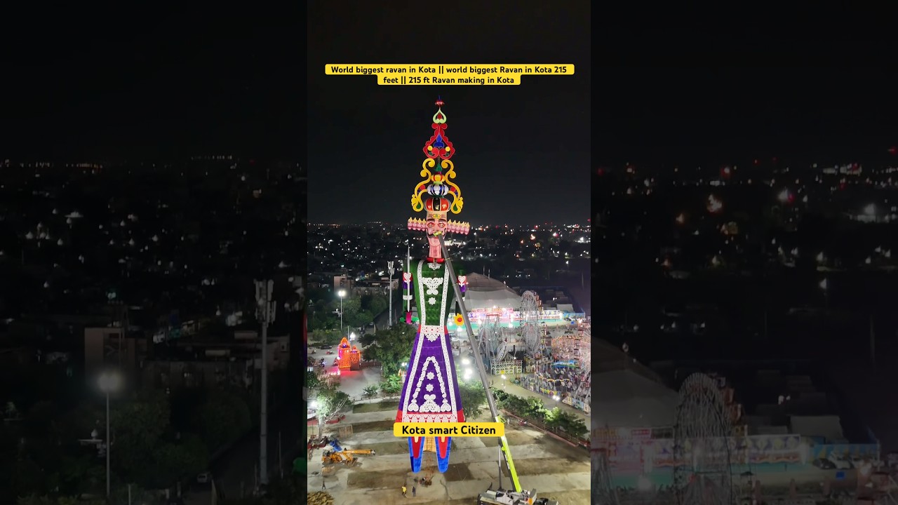 World's Tallest Ravan in Kota 2025 🏆