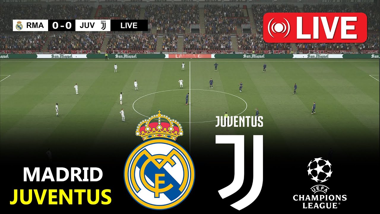 Real Madrid vs Juventus | Champions League 2025/26 | Full Match Simulation ⚽