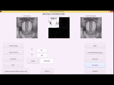 GUI BASED IMAGE STEGANOGRAPHY IN DWT DOMAIN USING DOUBLE STEGGING WITH RSA ENCRYPTION