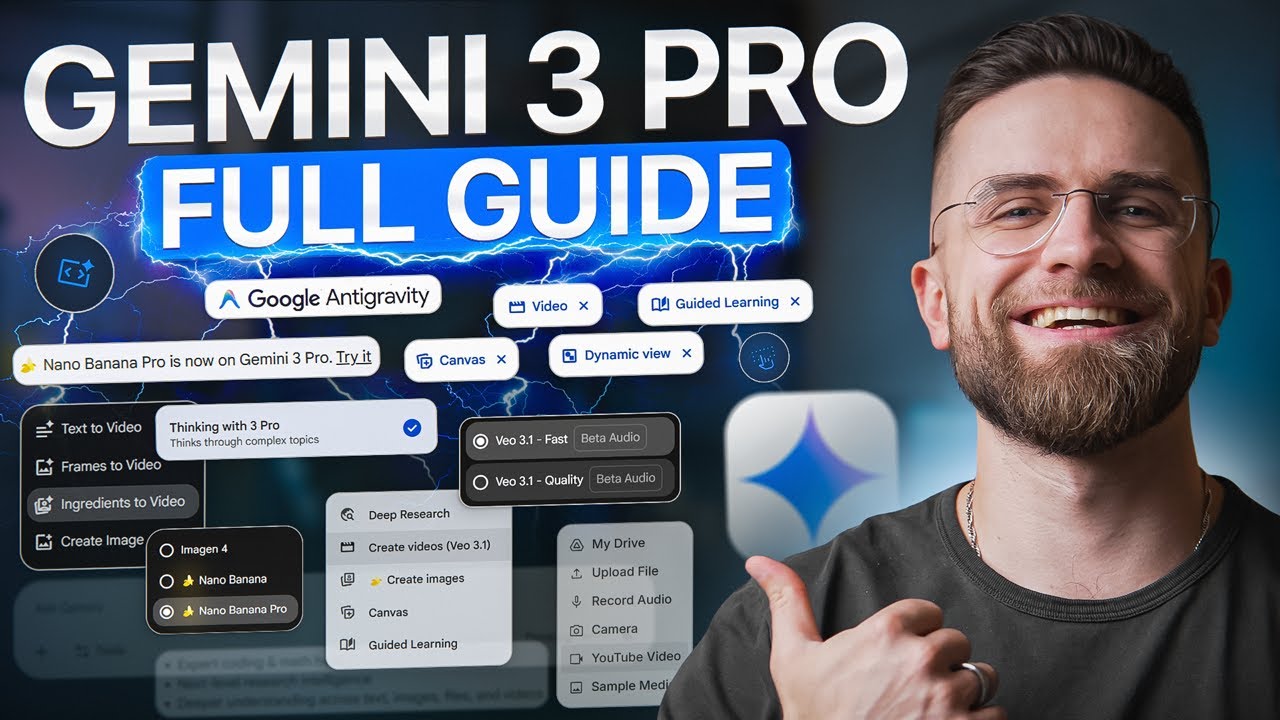 Gemini 3.0 Pro Guide 2025: Google AI for Beginners 🤖