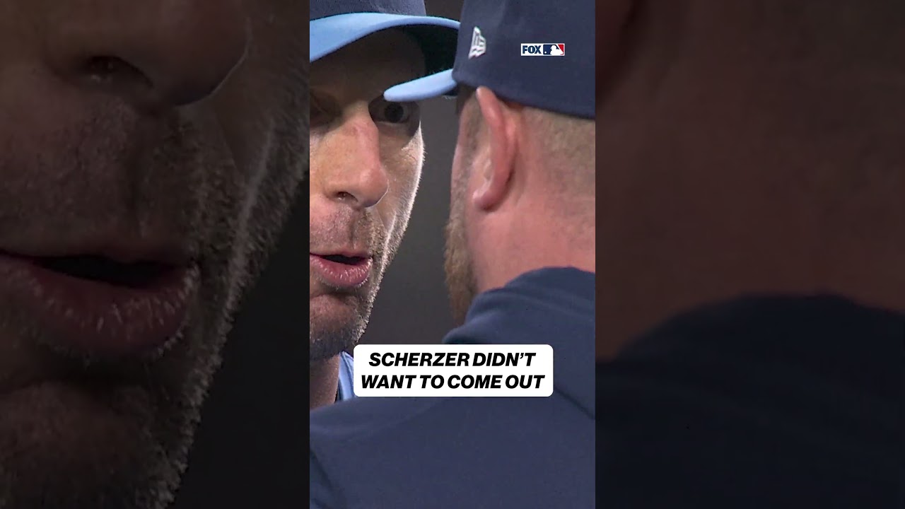 Max Scherzer WANTED to stay in 😤 #bluejays #mlb #baseball