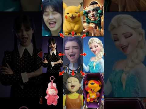 KPop Demon Hunters "Lumi" characters singing "POKÉDANCE"