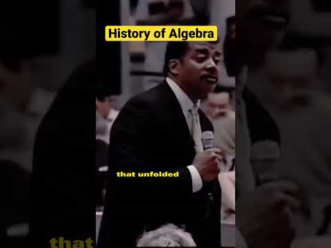 History Of Algebra - Neil DeGrasse Tyson #shorts #algebra #mathematics #viral