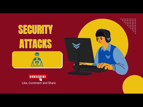 (Security Attacks & Cryptography ) Active vs Passive Attack | Network Security Explained Simply
