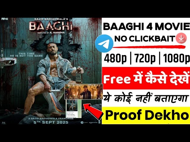 Baaghi 4 Movie Download Guide 🎬