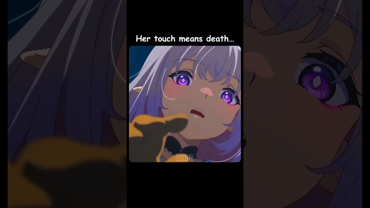 Her Touch Means Death… 🖤 #Anime #Shorts #HonkaiStarRail