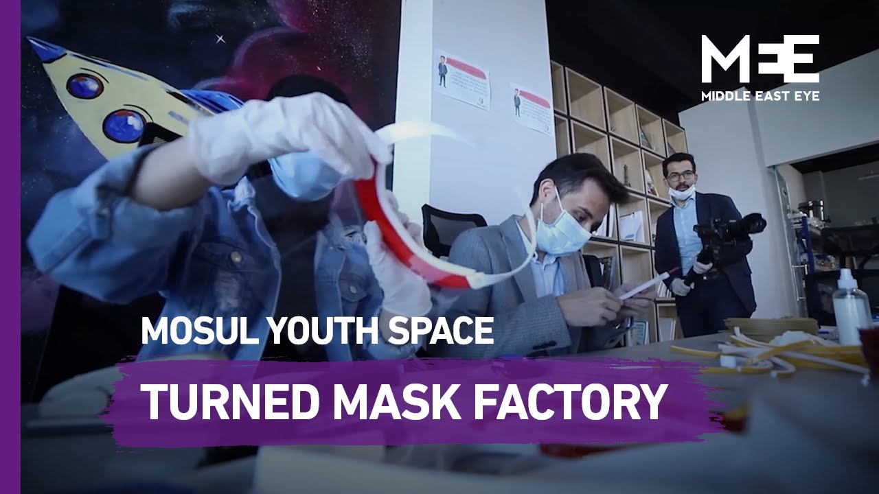 Mosul Youth Turn Tech Hub into Mask Factory ๐ท