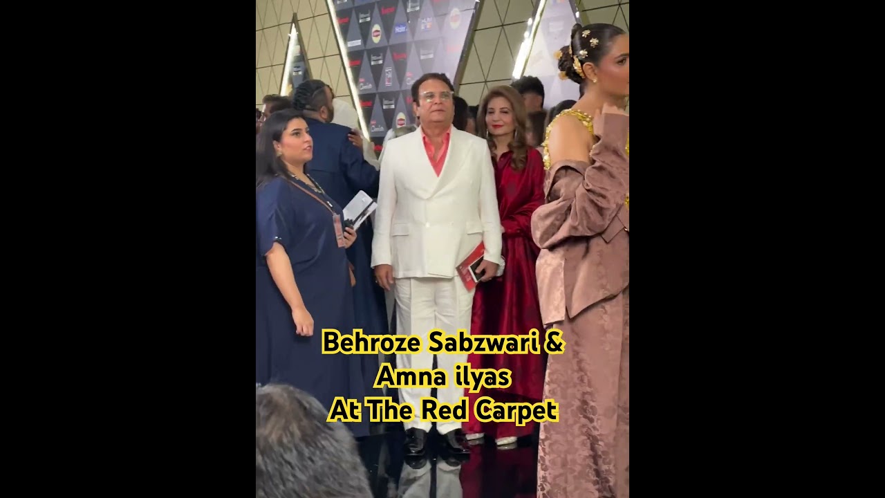 Behroze Sabzwari, Amna Ilyas at Hum Style Awards 2024