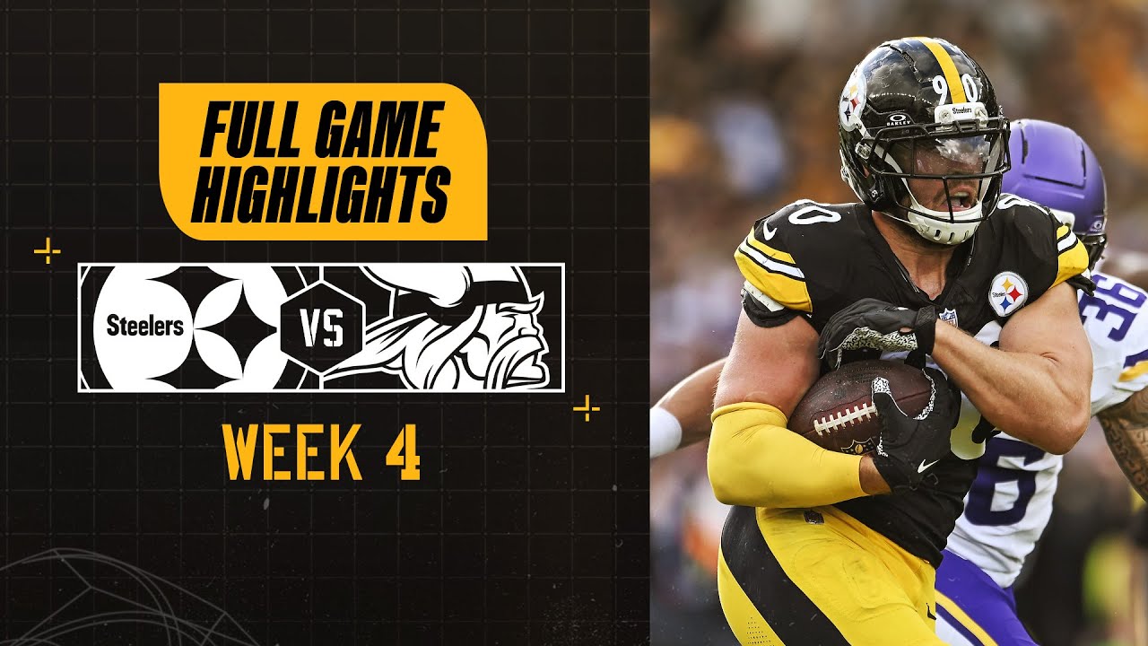 Steelers' Exciting Top Plays in Narrow 24-21 Victory Over Vikings in Dublin 🏈