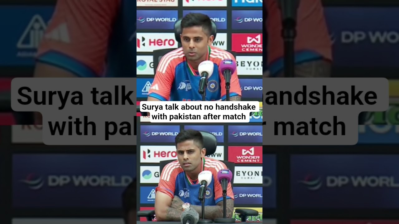 Surya on No Handshake with Pakistan 🇮🇳 | Asia Cup 2025 Controversy