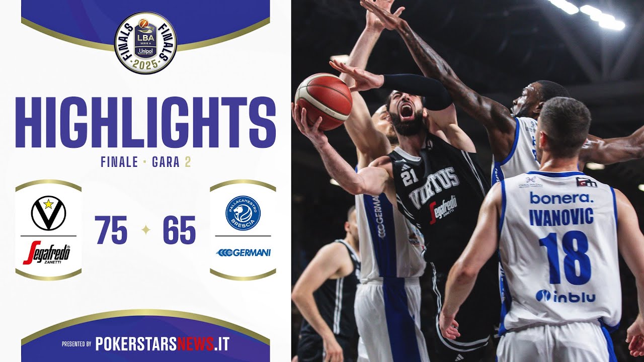 Virtus Segafredo Bologna vs Germani Brescia | Highlights of Game 2 | PokerstarsNews