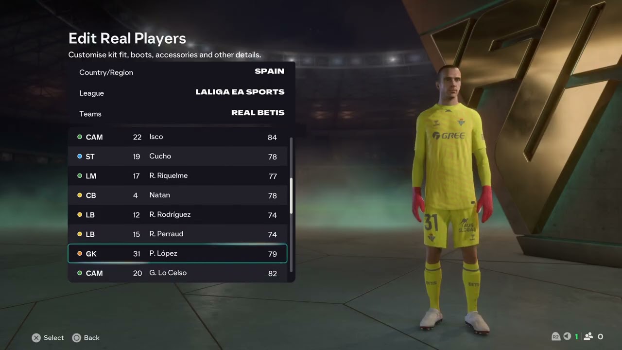 FC 26 Real Betis Player Ratings ⚽