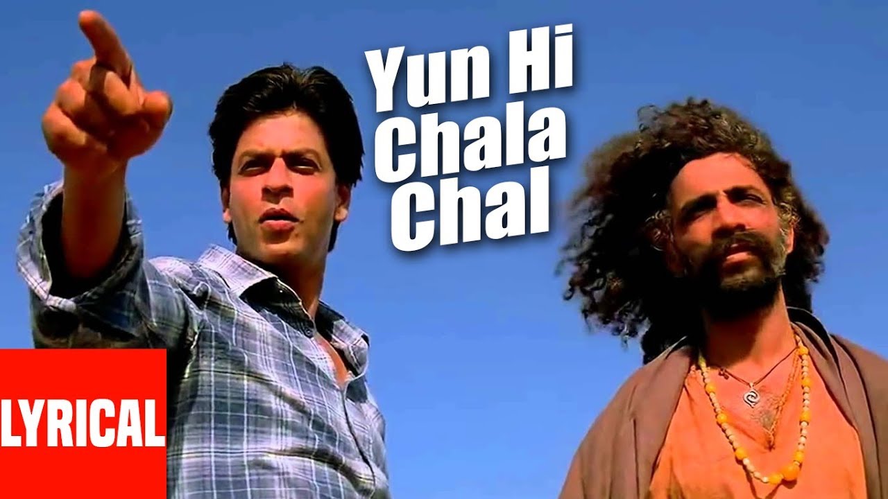 Yun Hi Chala Chal | Swades Lyrical Video with Udit Narayan & Shahrukh Khan 🎶