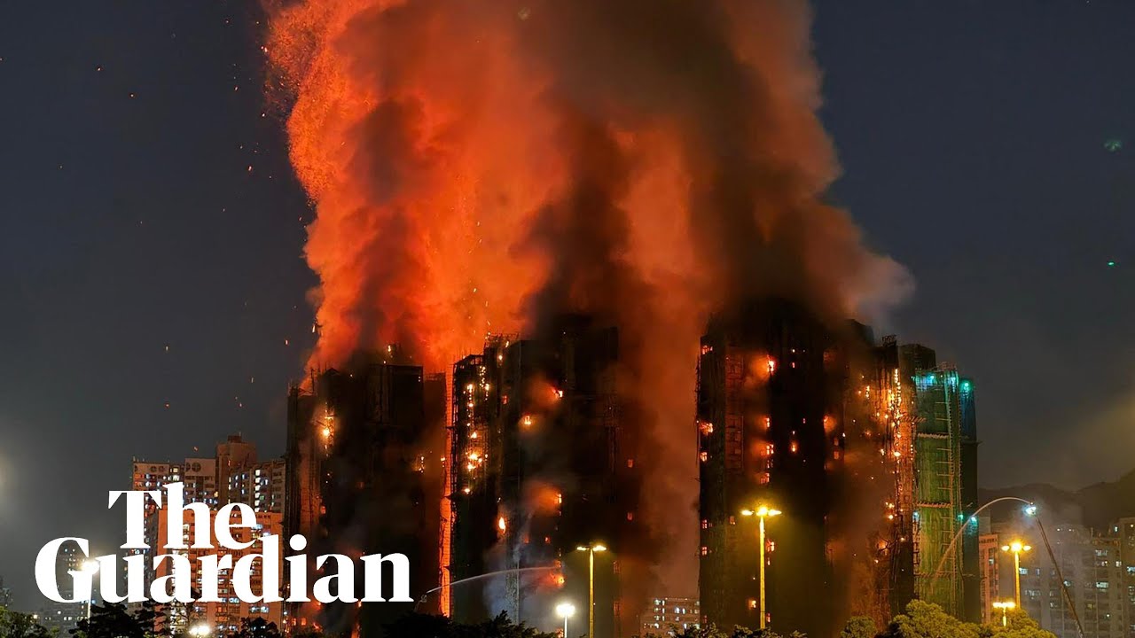 Fire Engulfs Hong Kong Residential Complex ๐ฅ