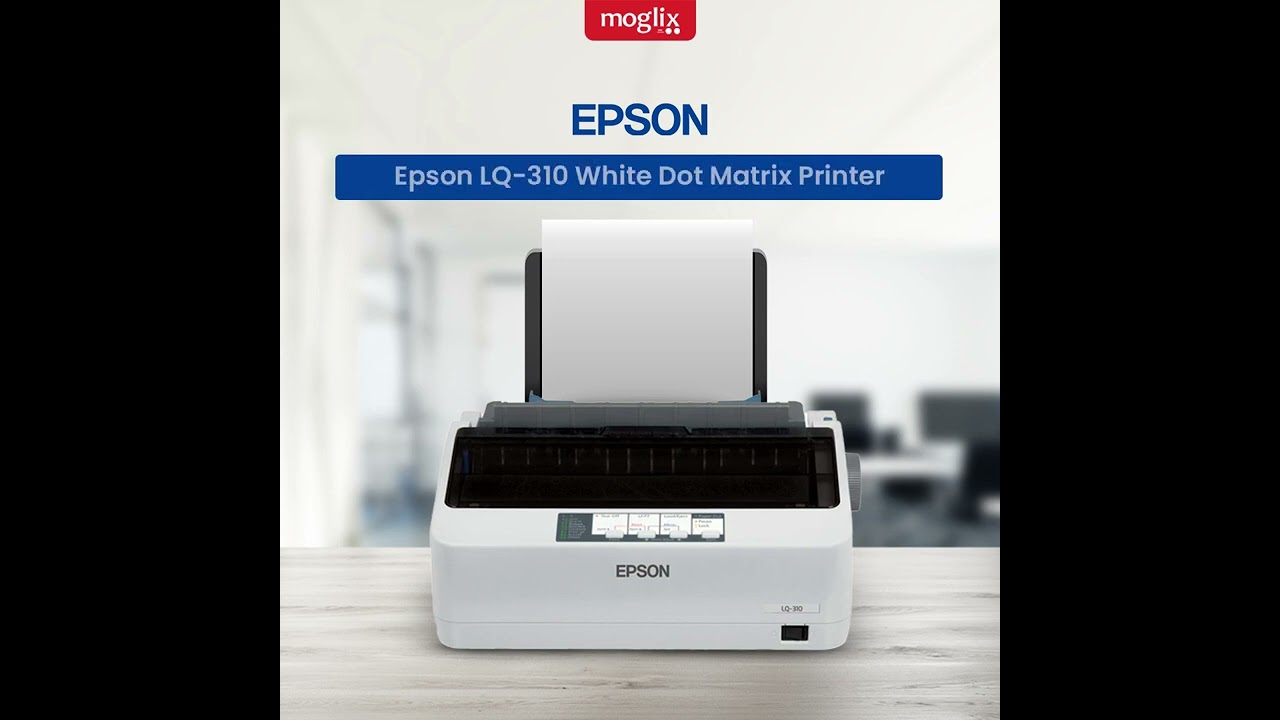 Epson LQ-310 White Dot Matrix Printer – Reliable & High-Volume Printing 🖨️