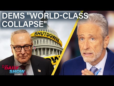 Jon Stewart "Can't F**king Believe" Democrats Caved on the Shutdown | The Daily Show