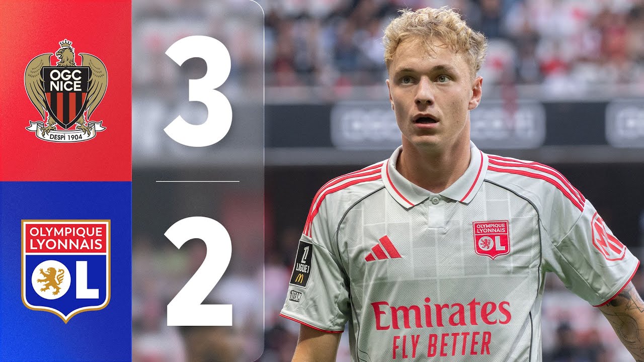OGC Nice vs OL : Une défaite frustrante pour l’OL malgré un match spectaculaire ⚽