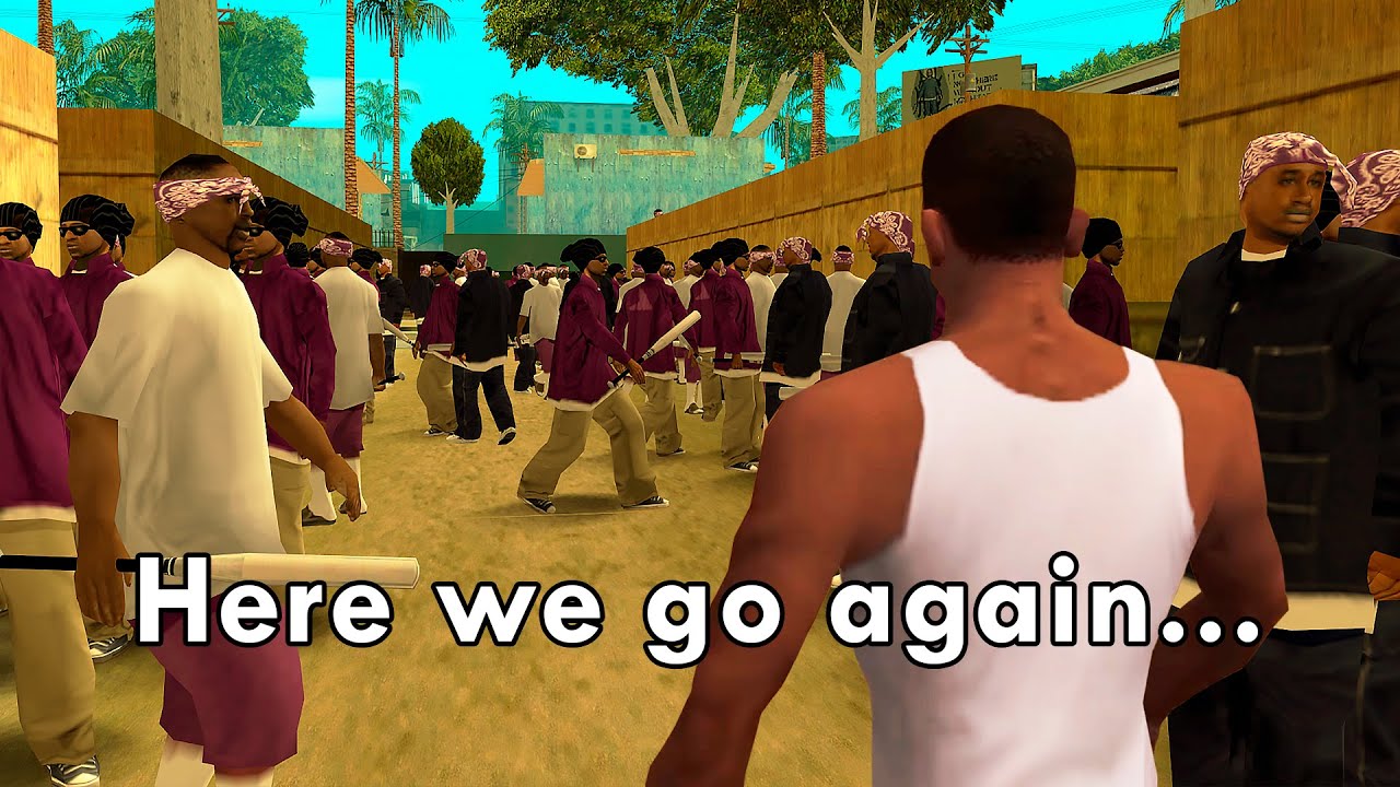 ГТА Сан Андреас в 97 раз сложнее — Испытай свои навыки! 🎮