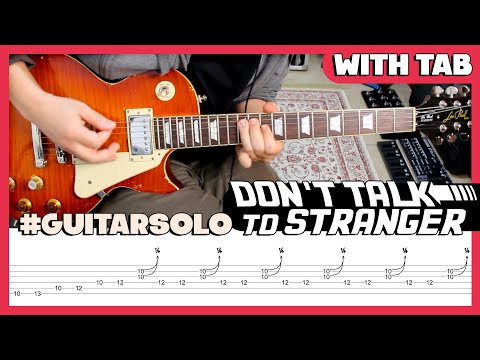 Don't Talk To Stranger DIO TAB