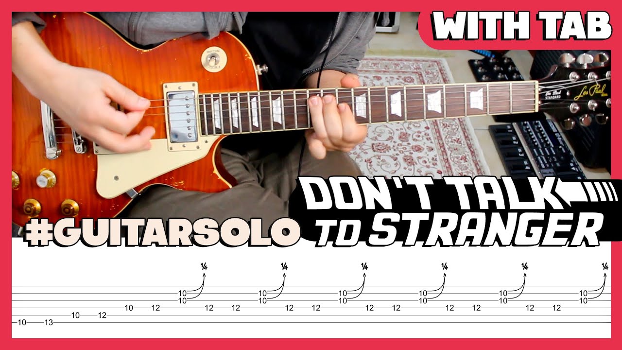 Learn to Play 'Don't Talk To Stranger' Guitar Solo with Tab 🎸