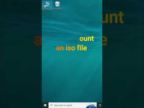 Mount ISO file without any software | Windows | 2022 | #shorts #pc #windows #isofile