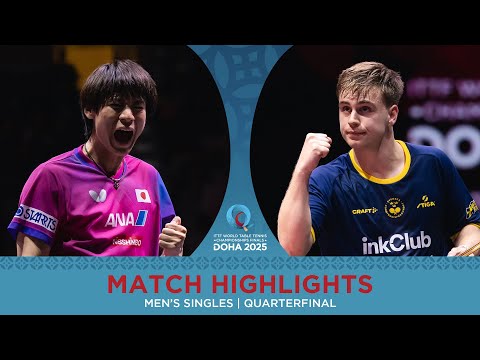 Shunsuke Togami vs Truls Moregard | Match Highlights | #ITTFWorlds2025