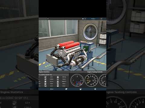 Automation 6 liter quad turbo 2600 hp V12 Engine 10000 RPM ! #automation #engine #v12 #shorts