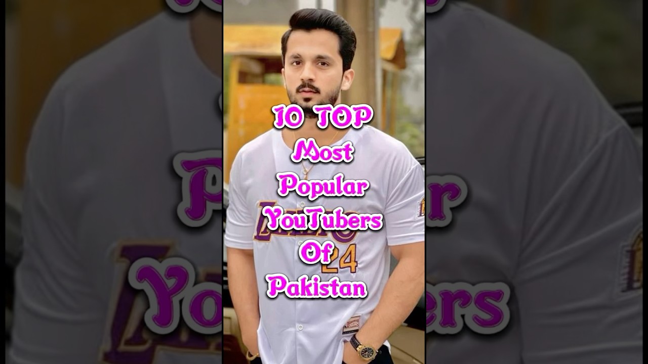Top 10 Pakistan's Top 10 Most Popular YouTubers in 2025 🇵🇰