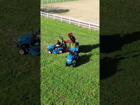 Profesjonalny kompaktowy ciągnik-kosiarka z wysokim wysypem LS Tractor MT 1.25 :: LS-Traktor.pl