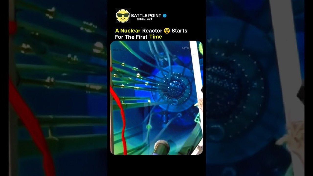 Nuclear Reactor First Startup: Power & Sounds 🔥