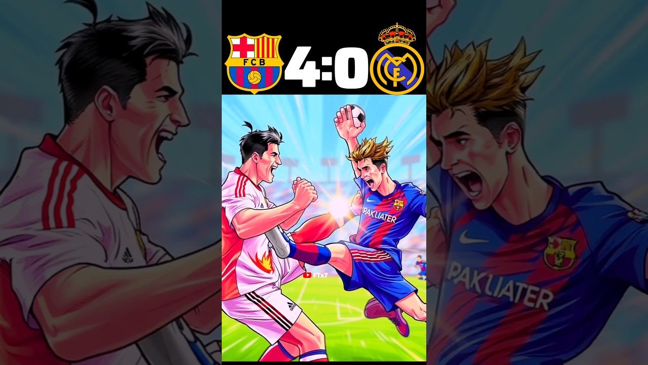 Barcelona's 4-0 Victory Over Real Madrid in 2024 ⚽