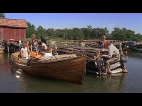 Saltkråkan – Farbror Melker badar med kläderna på