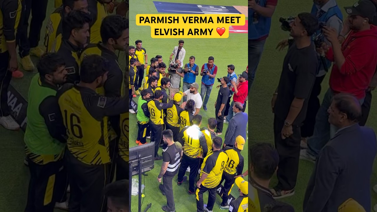 Punjabi Singer Parmish Verma Meet Elvish Yadav Army #parmishverma #elvishyadav #elvisharmy #shorts